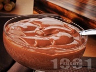 Рецепта Маслен крем с течен шоколад и какао за десерт